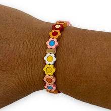 Load image into Gallery viewer, Sunshine Flowers Stretch Bracelet 1pc

