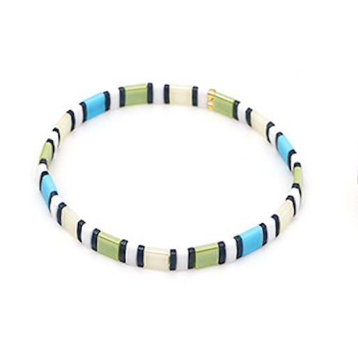 Ocean And Earth Glass MIYUKI Stretch Bracelets