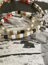 Load image into Gallery viewer, Gypsy Enamel Tile Necklace + Bracelet 2pc Set - Wisdom
