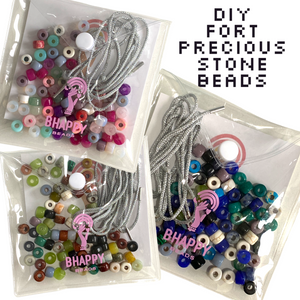 DIY Precious Gemstone Necklace KIT 80 Beads