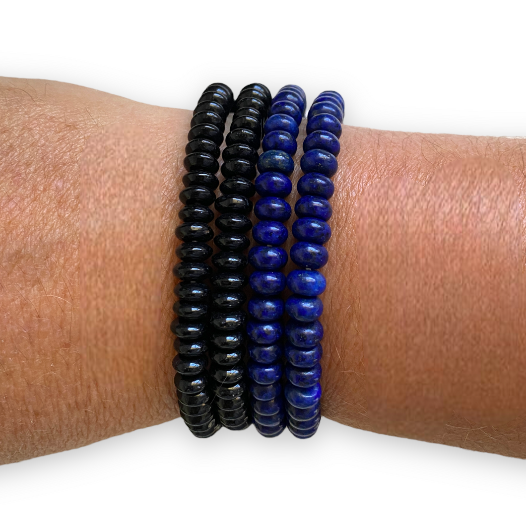 Lapis Lazuli Tibetan Buddha Stretch Bracelet