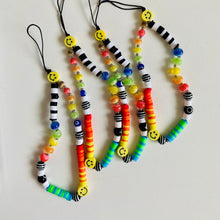 Load image into Gallery viewer, Rainbow Acrylic Bead Cell Phone Lanyard Strap - Hope Phone Strap 1pc
